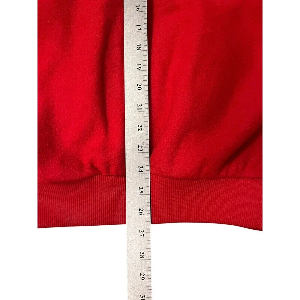 Vtg 80s‎ Columbia Sportswear Fleece Full Zip Jacket Red Men’s Sz Med USA